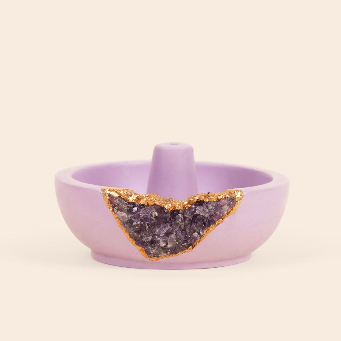 Amethyst Incense Holder