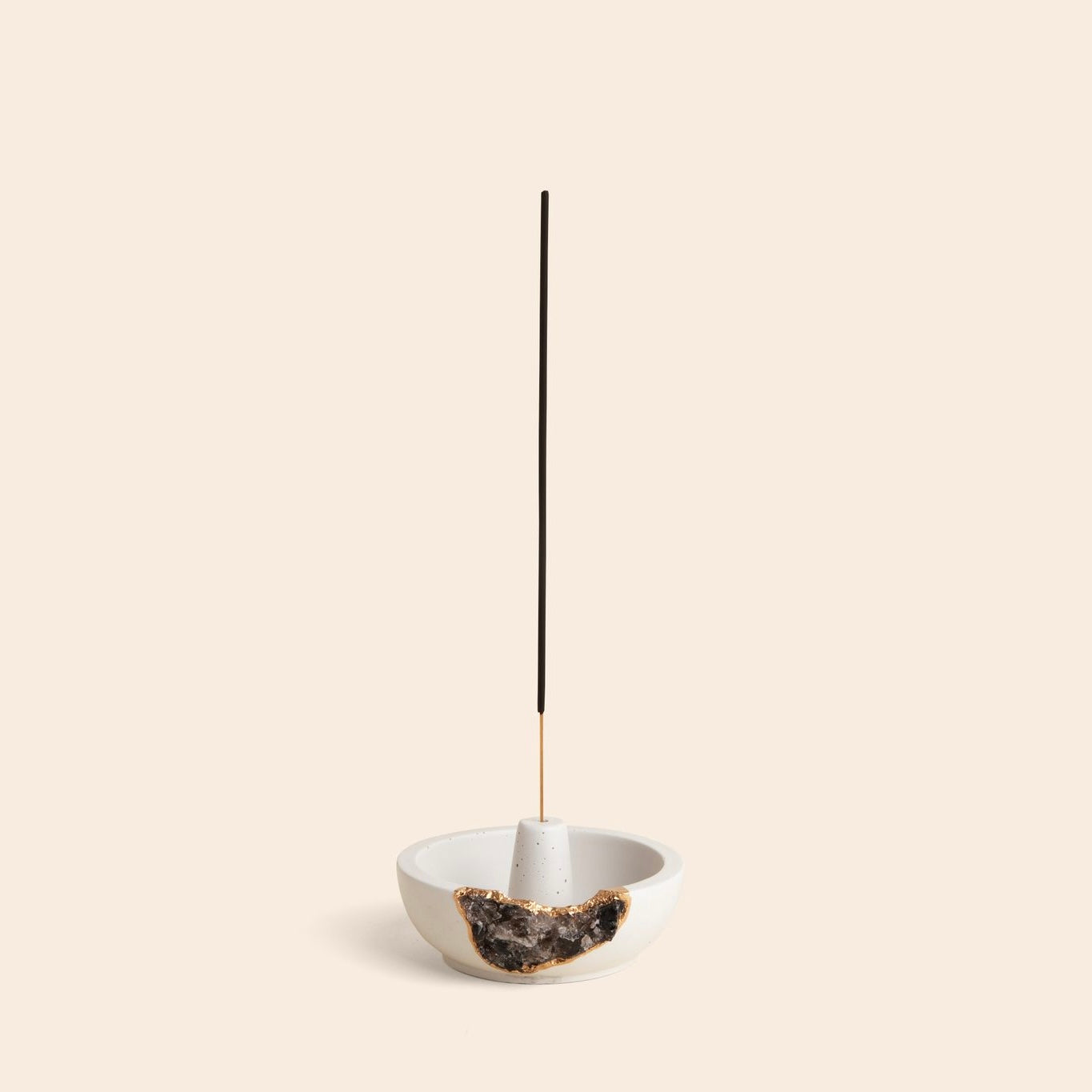 Smoky Quartz Incense Holder