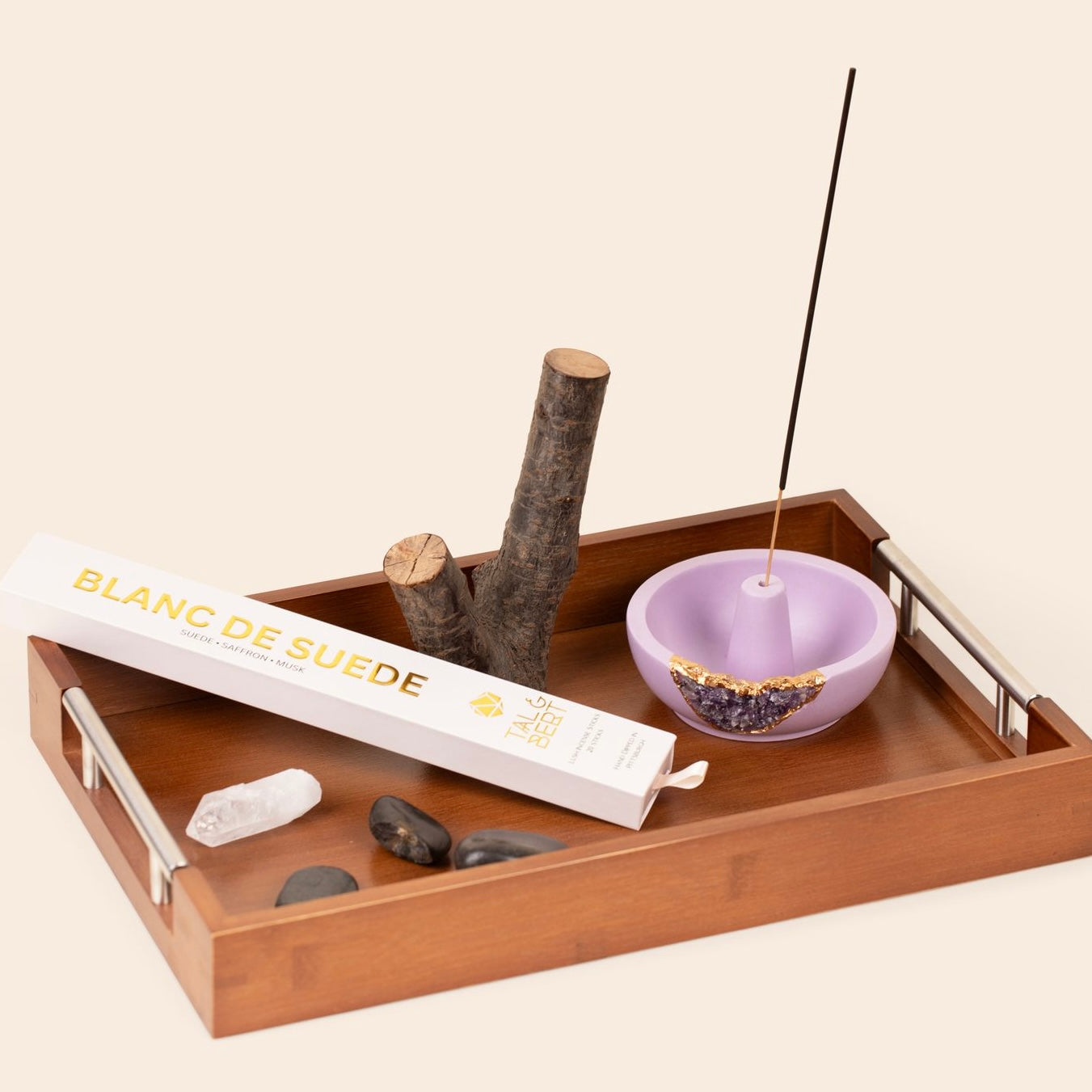 Amethyst Incense Holder