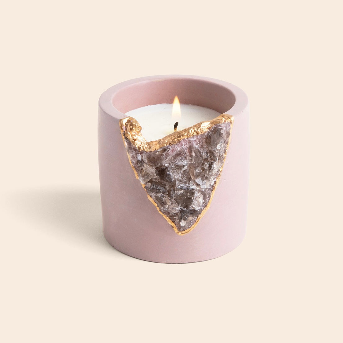 Wildflowers Geode Candle