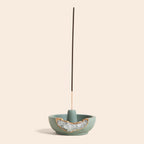 Quartz Incense Holder | Emerald Green