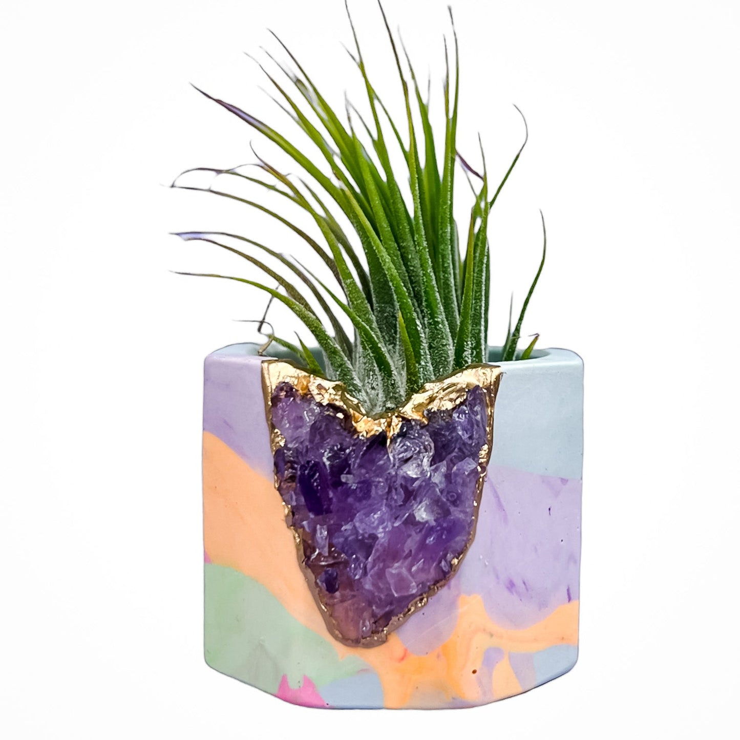 Amethyst Geode Vessel | Sorbet